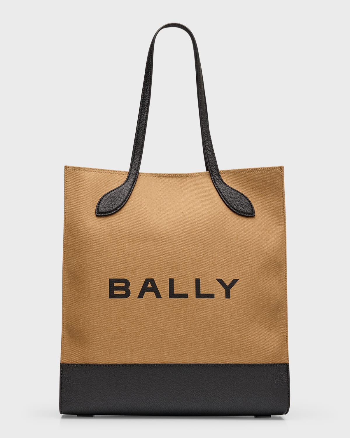 Bally Men's Bar Keep On Fabric and Leather Tote Bag