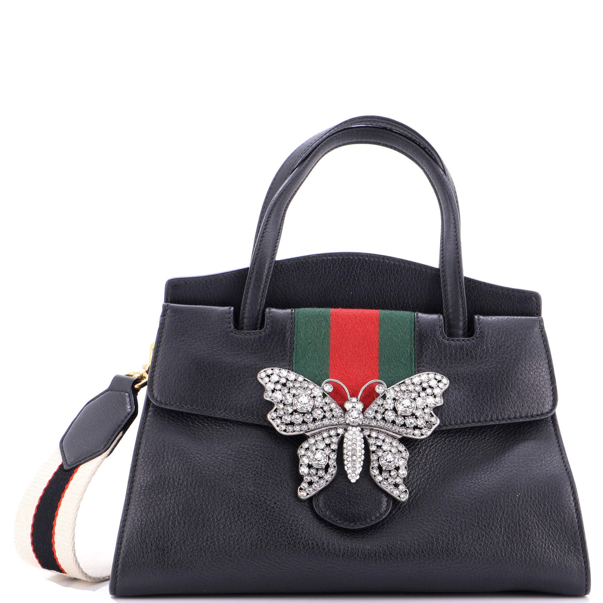 Gucci GUCCI Totem Top Handle Bag Leather Medium