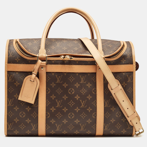 Monogram Canvas Sac Chien 40 Dog Carrier