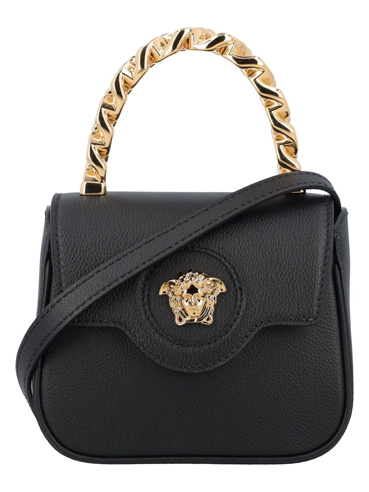 Versace Women's La Medusa Mini Bag in Black | 24A1003016DVIT2T Color 1B00V