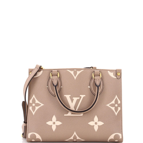 OnTheGo Tote Bicolor Monogram Empreinte Giant PM