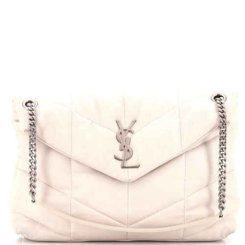 Loulou Puffer Shoulder Bag Quilted Leather Medium
