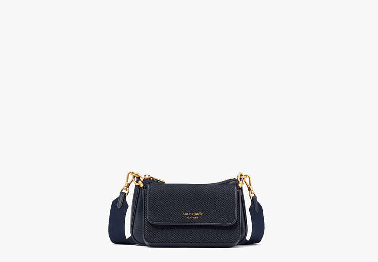 Kate Spade New York Sac bandoulière double en denim