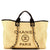 CHANEL Deauville Tote Straw with Chain Detail Medium