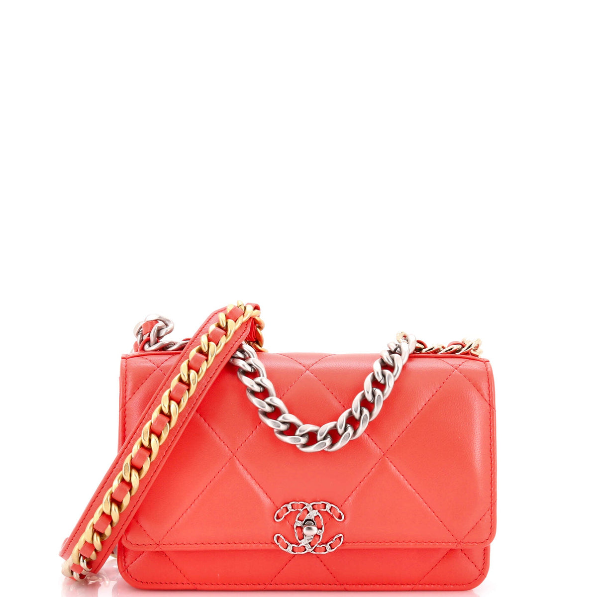 Chanel CHANEL 19 Wallet on Chain Quilted Lambskin