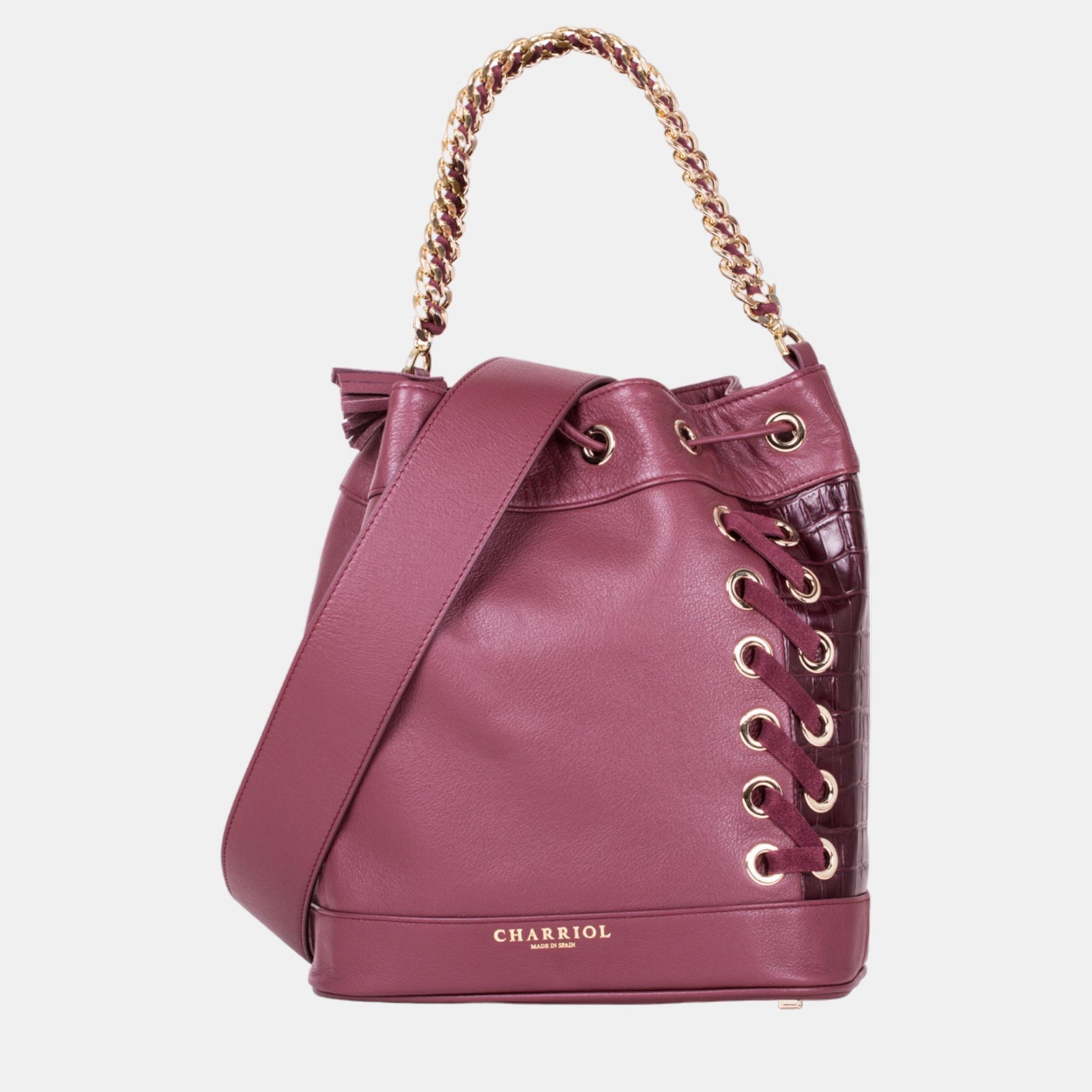 Charriol Bordeux Leather  Handbag