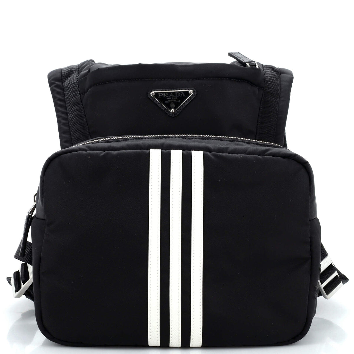 Prada PRADA x Adidas Hooded Backpack Re-Nylon