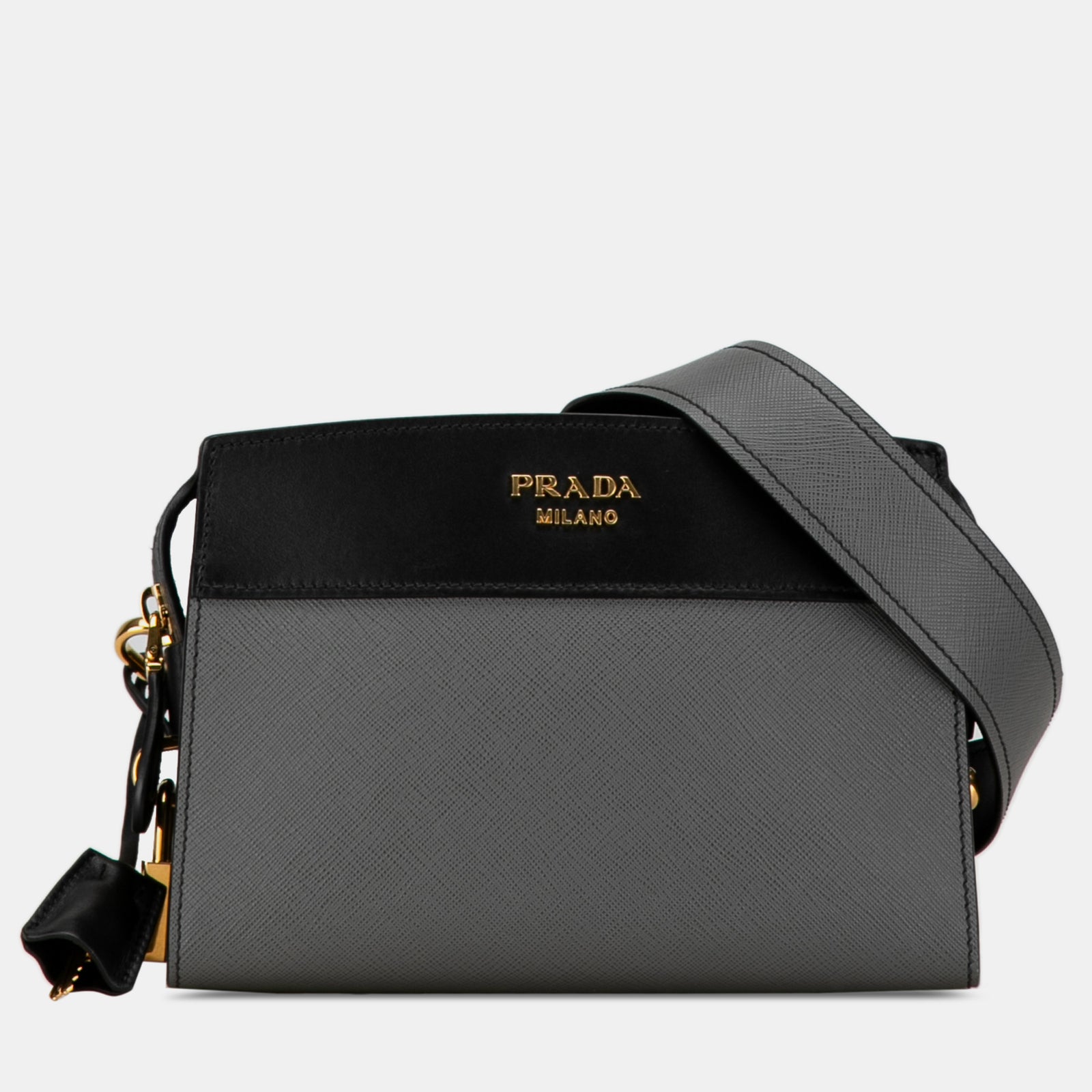 Prada Saffiano City Esplanade Crossbody  Bag