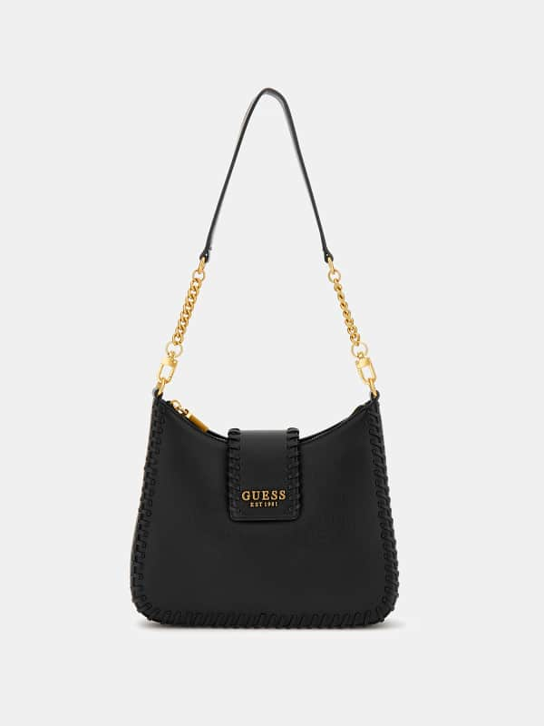 Guess Libera Raised-Seam Shoulder Bag