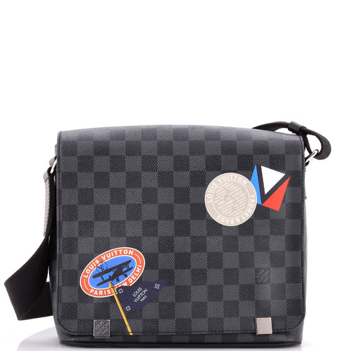 District Messenger Bag Limited Edition Damier Graphite LV League PM