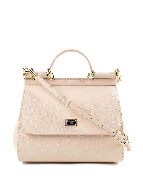 Women's Medium Sicily Handbag in Nude & Neutrals | Size UNICA | BB6002A1001