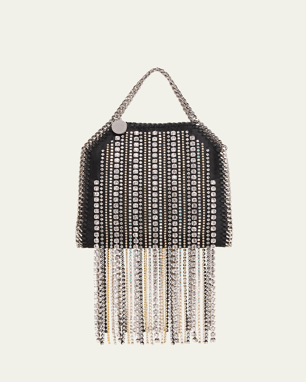 Stella McCartney Petit sac fourre-tout à franges en cristal Falabella en édition limitée