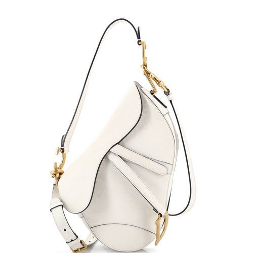 Saddle Handbag Leather Medium