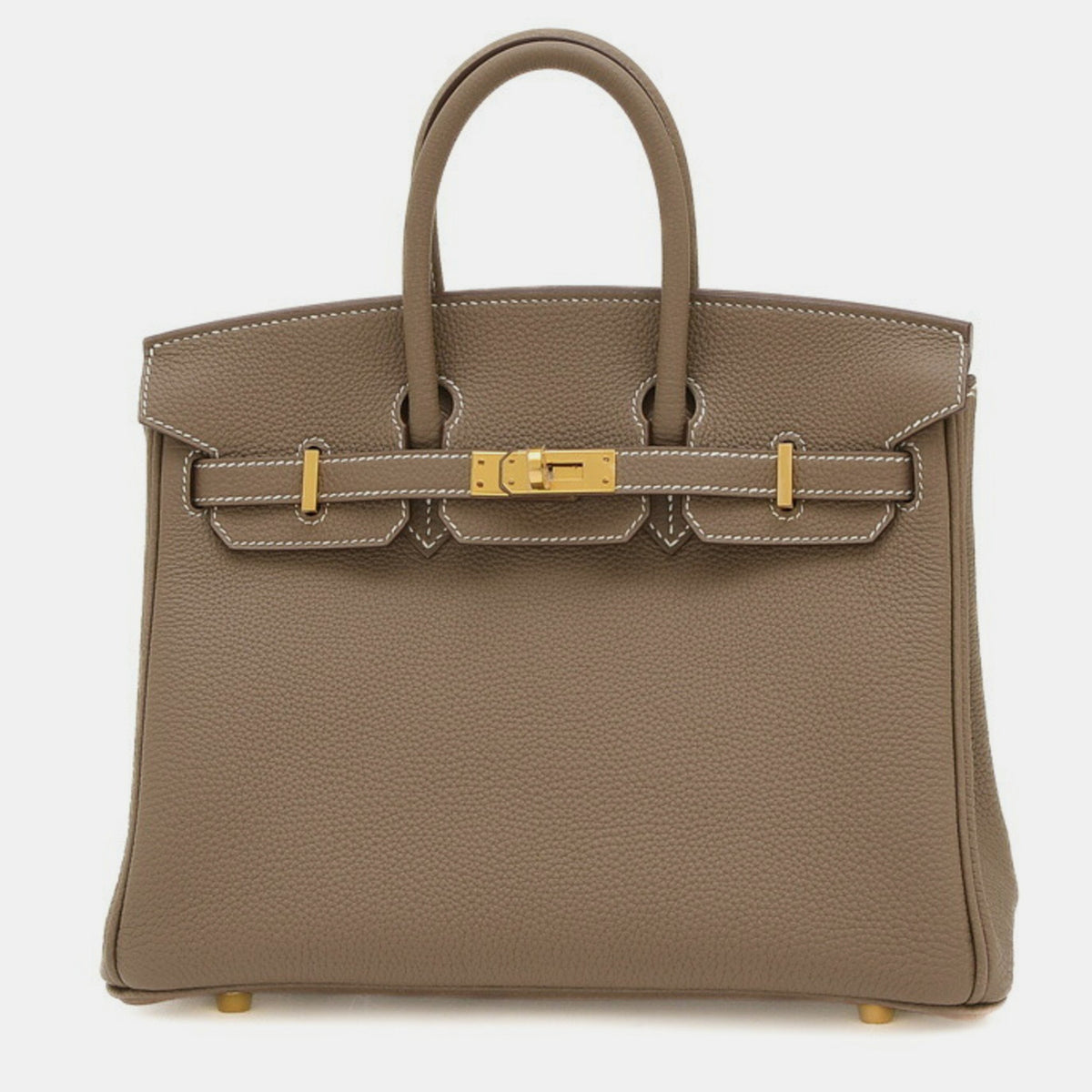Hermès Etoupe Togo Birkin 25 Handbag