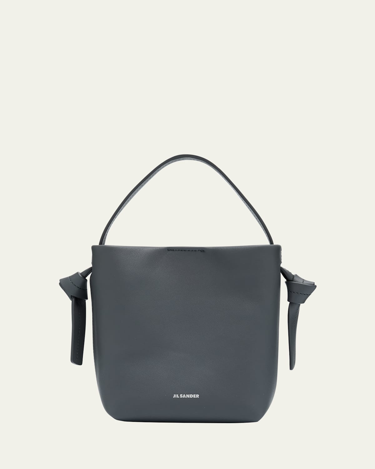 Jil Sander Knot Mini Leather Hobo Bag
