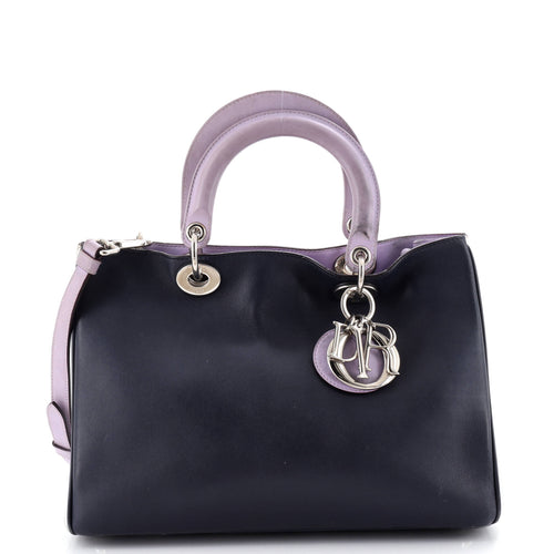 Diorissimo Tote Smooth Calfskin and Python Medium