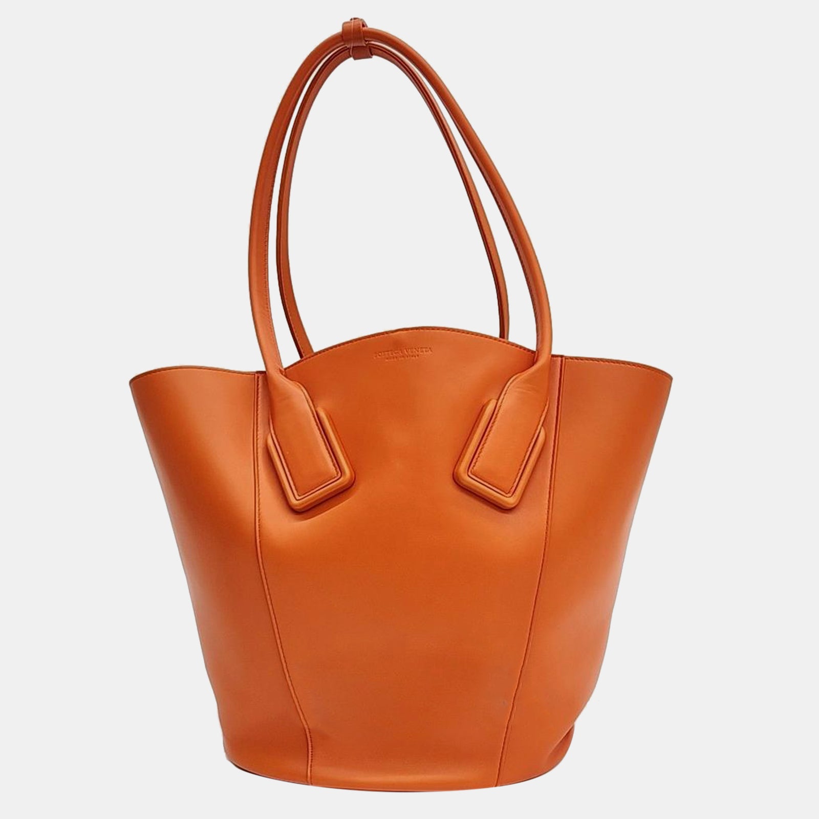 Bottega Veneta Orange Leather Arco Shoulder bag