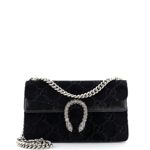 GUCCI Dionysus Bag GG Velvet Mini