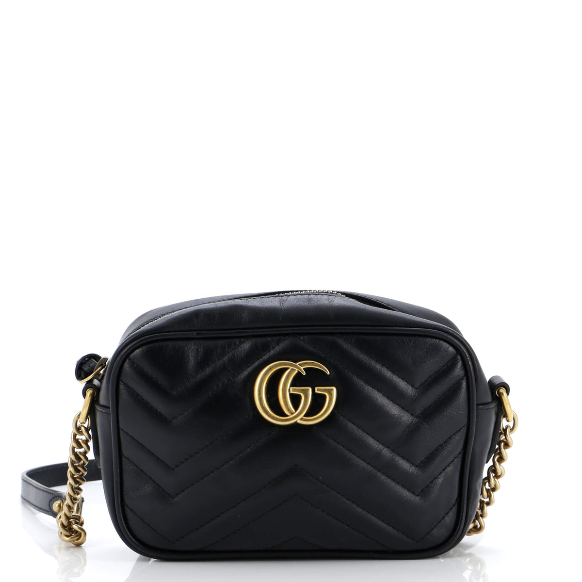 Gucci GUCCI GG Marmont Shoulder Bag Matelasse Leather Mini