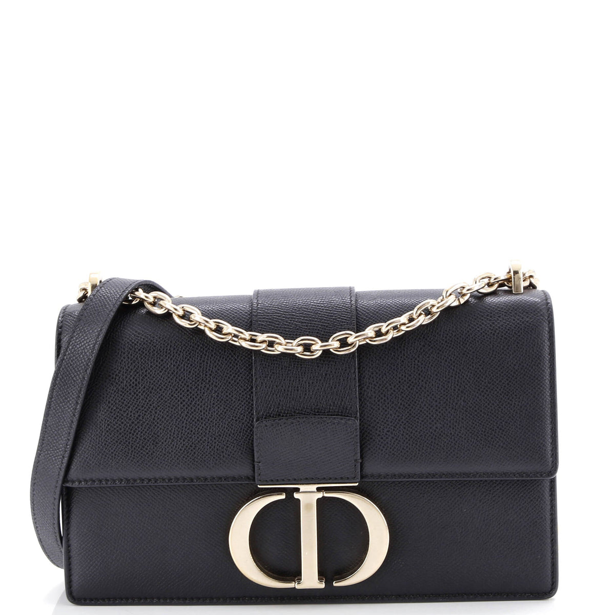 Christian Dior 30 Montaigne Chain Flap Bag Leather