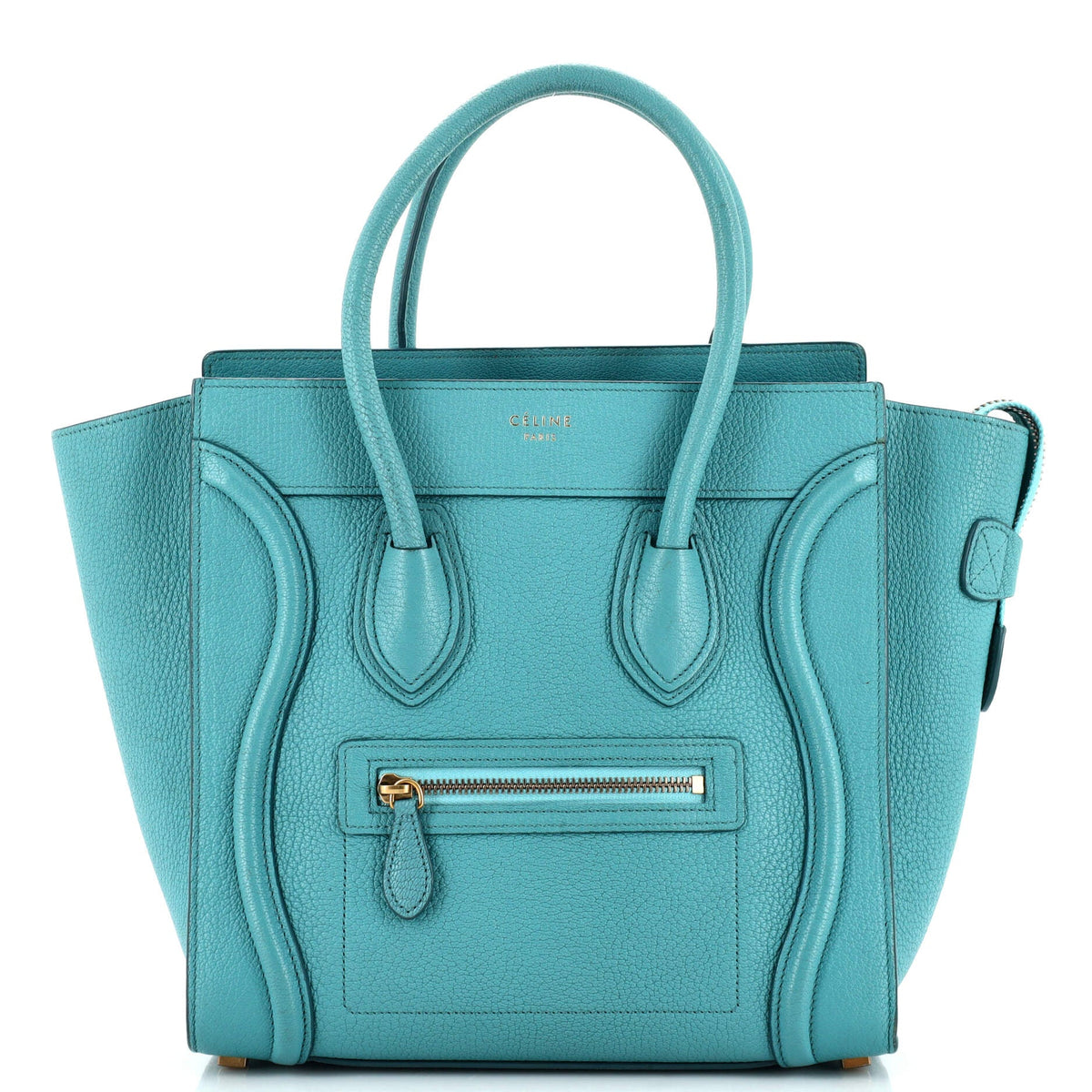 Celine CELINE Luggage Bag Grainy Leather Micro
