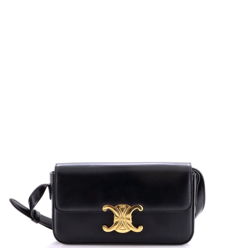 CELINE Triomphe East-West Shoulder Bag Smooth Calfskin