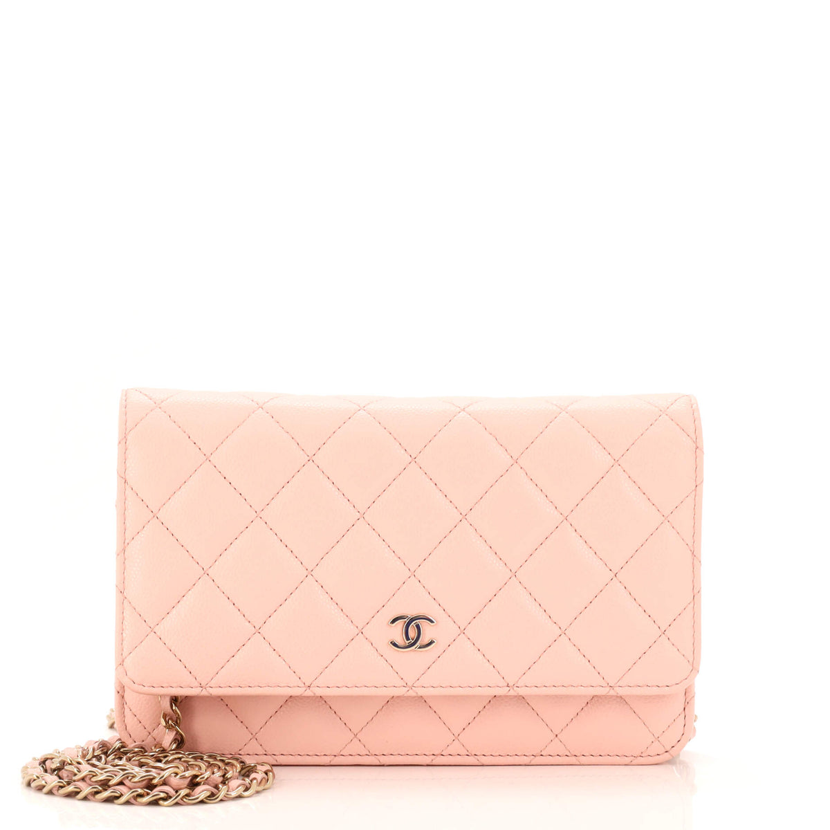 Chanel CHANEL Wallet on Chain Quilted Caviar