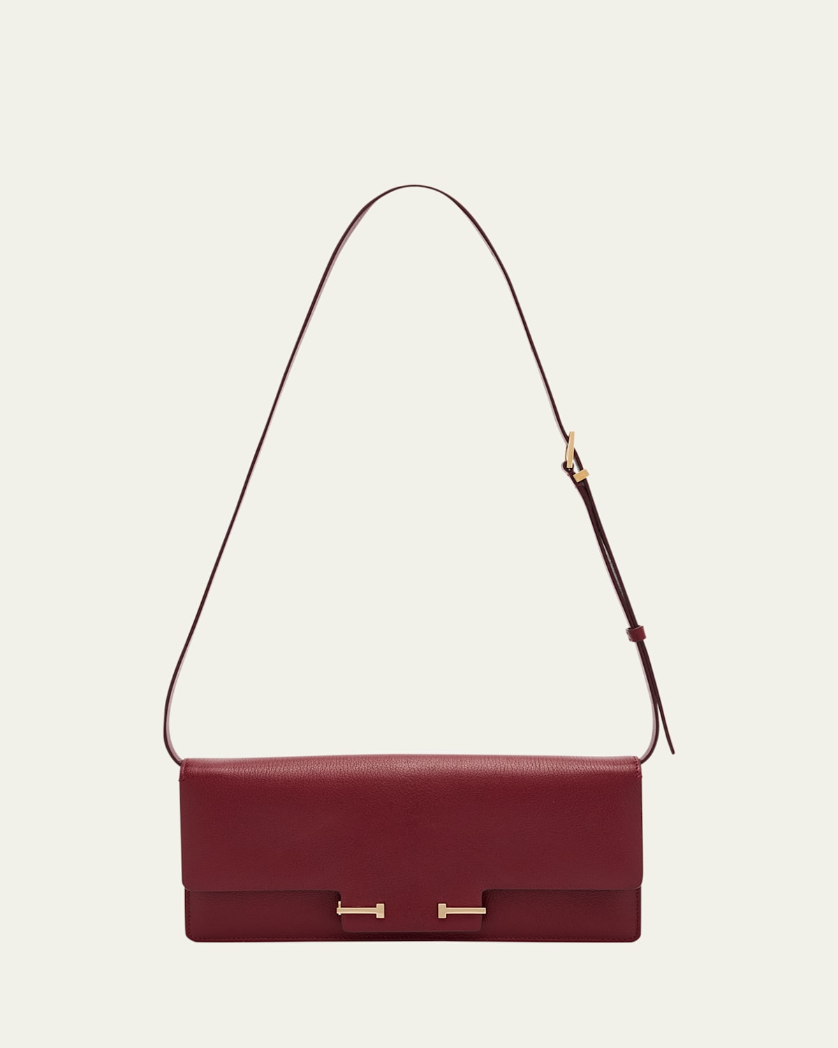 Tom Ford East-West Supple Grain Leather Shoulder Bag