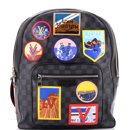 Josh Backpack Alps Patches Damier Graphite