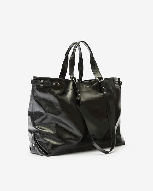 Winna Tote Bag In Leather -  - Black - Isabel Marant