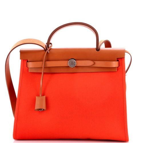 Herbag Zip Leather and Toile 31