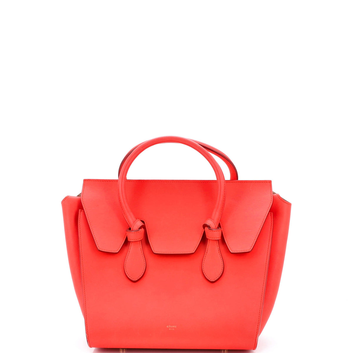 Celine CELINE Tie Knot Tote Smooth Leather Mini