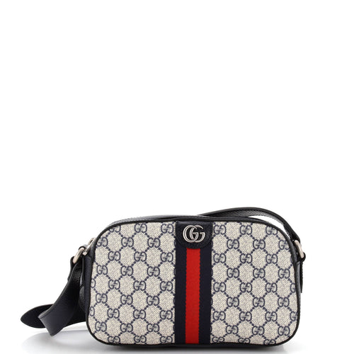 GUCCI Ophidia Camera Shoulder Bag GG Coated Canvas Small