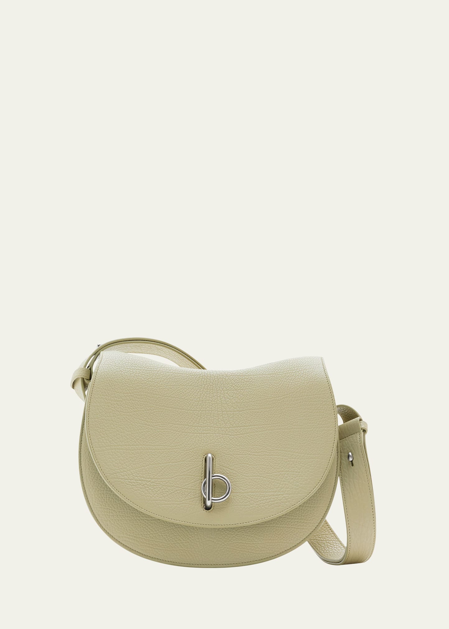 Burberry Rocking Horse Leather Saddle Crossbody Bag