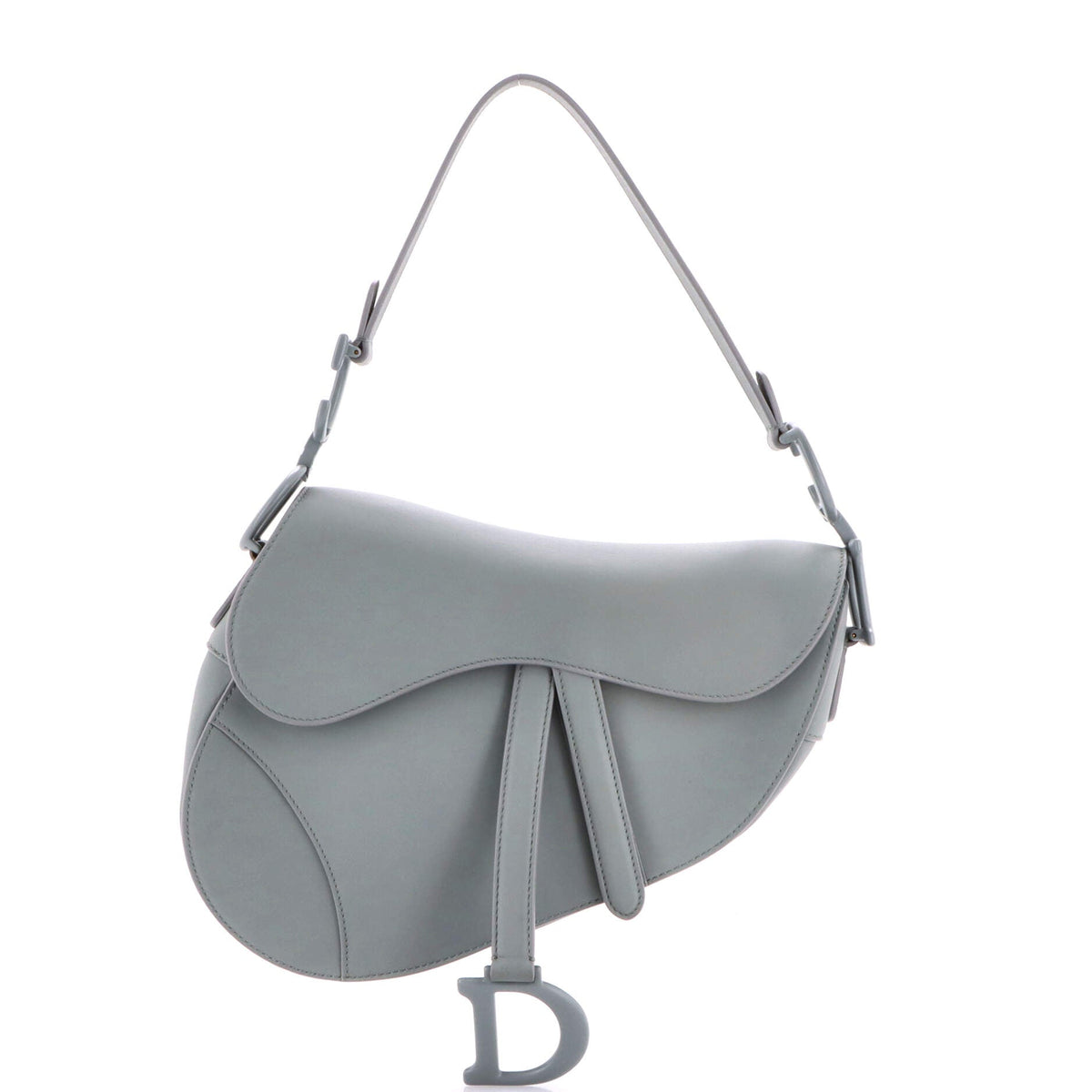 Christian Dior Ultra Matte Saddle Handbag Leather Medium