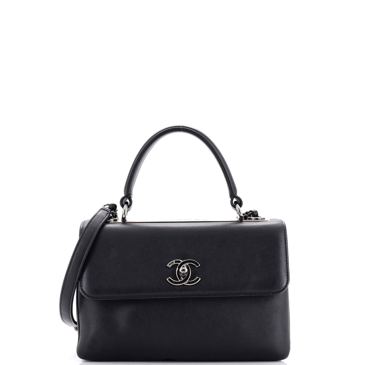 Chanel CHANEL Trendy CC Top Handle Bag Calfskin Small