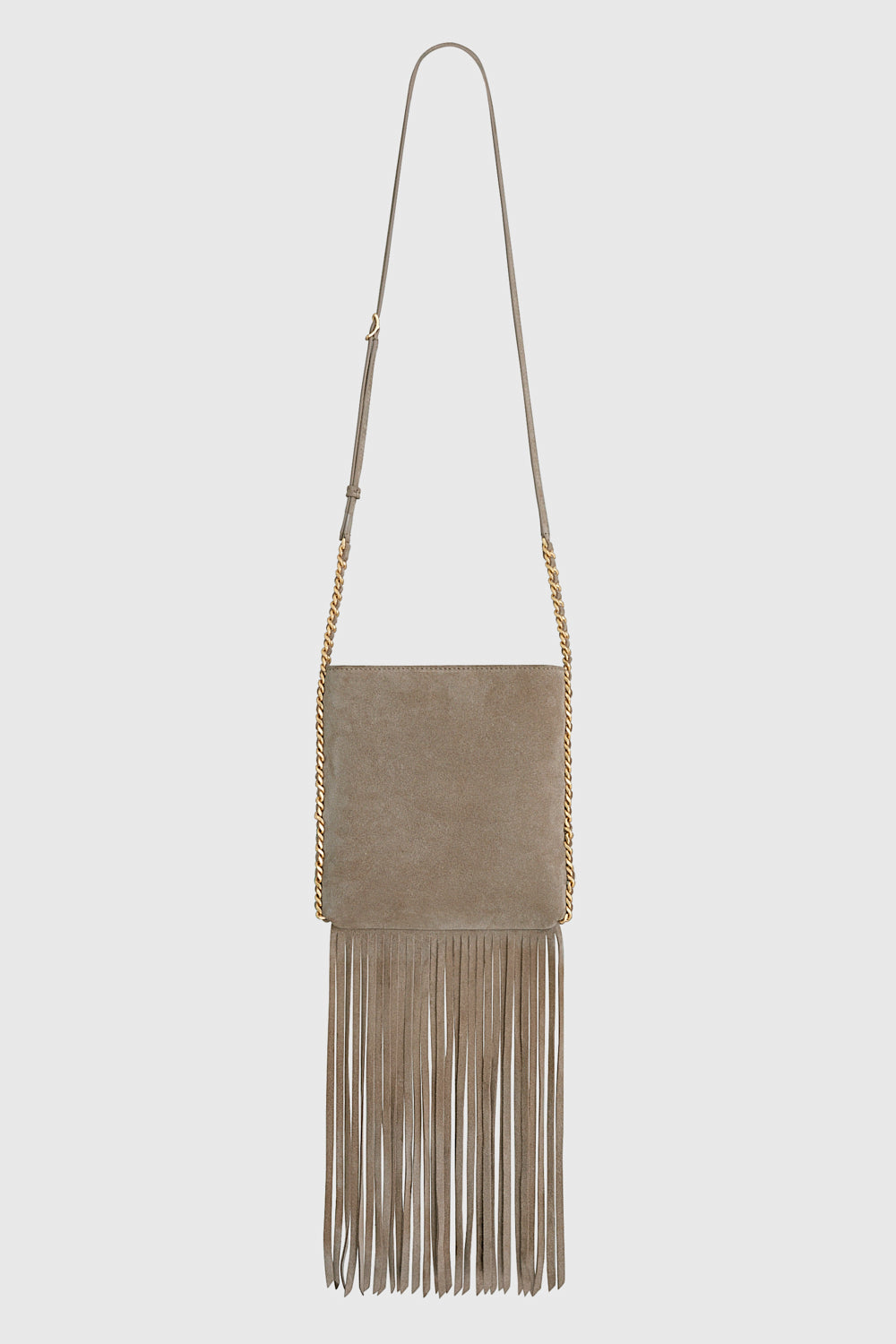 Rebecca Minkoff Carly North South Fringe Crossbody Bag In Orange