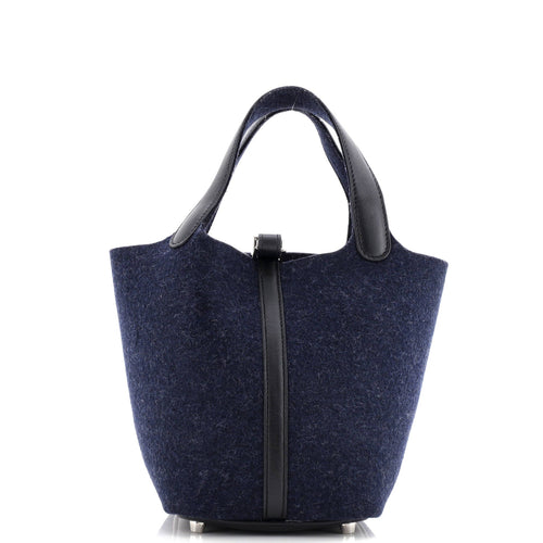 Picotin Lock Bag Felt with Leather PM