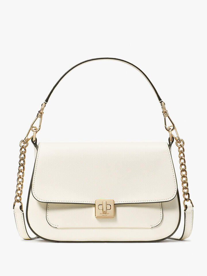 Kate Spade Au Phoebe Refined Grain Leather Flap Crossbody