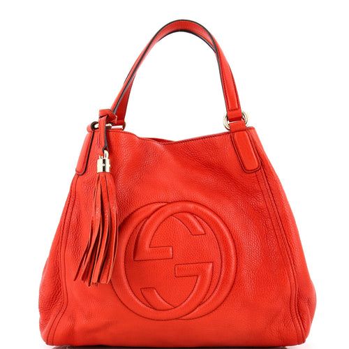 GUCCI Soho Shoulder Bag Leather Medium