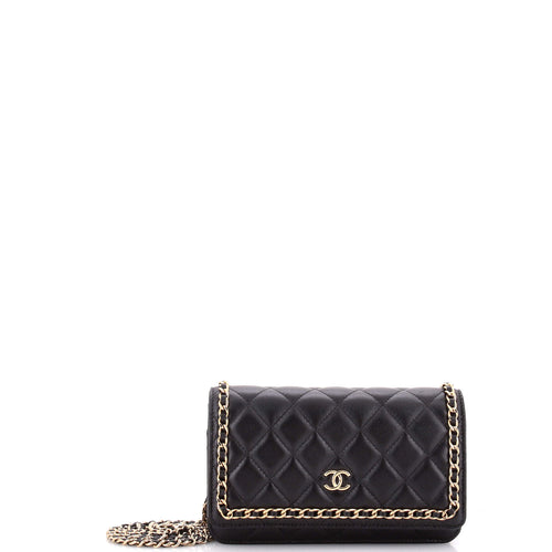 CHANEL Chain Around Wallet on Chain Quilted Lambskin