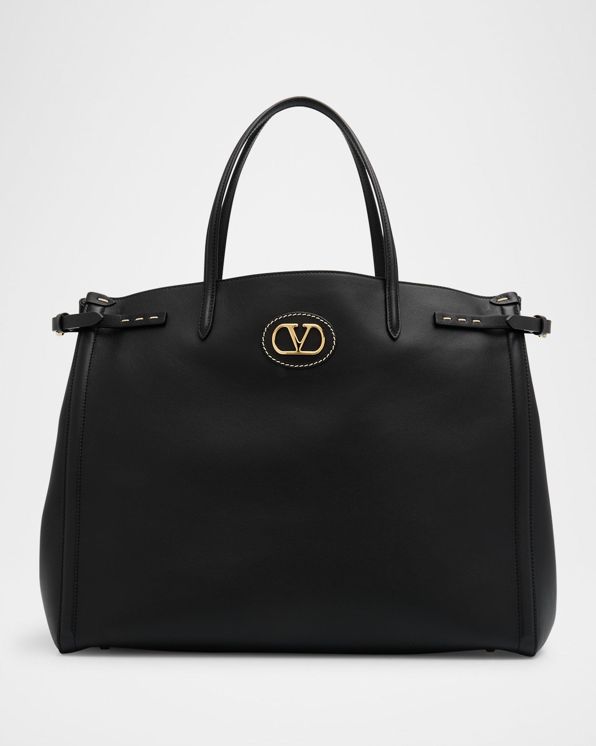 Valentino Antibes Large Napa Leather Tote Bag