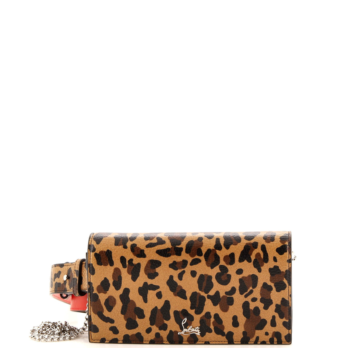 Christian Louboutin Boudoir Chain Belt Bag Printed Leather