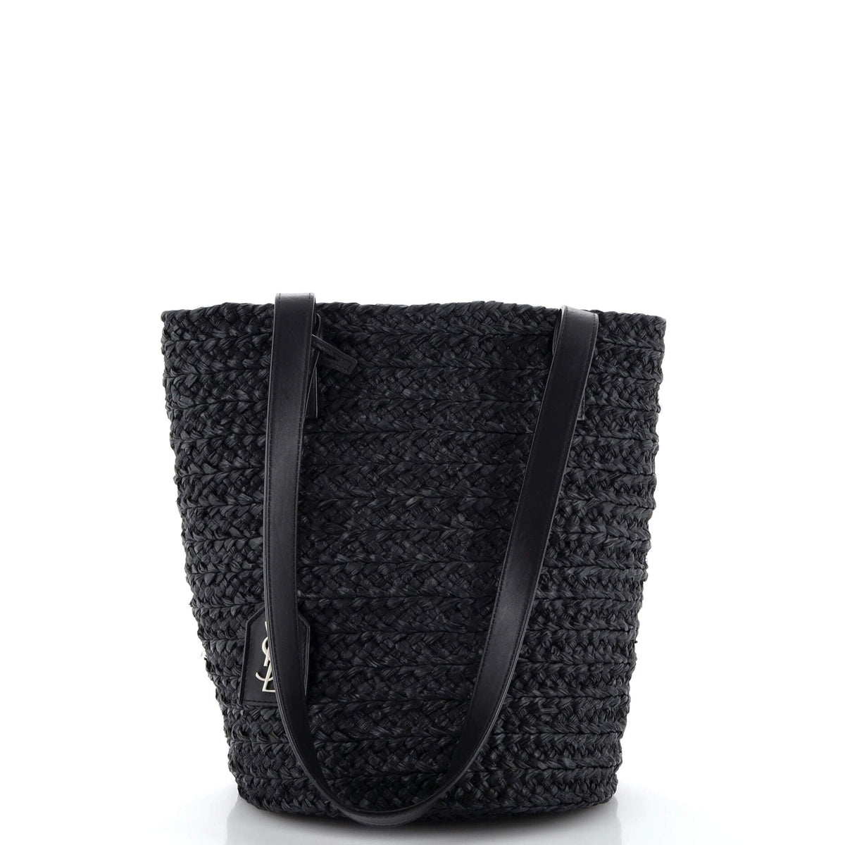 Saint Laurent Panier Basket Shopper Raffia Small