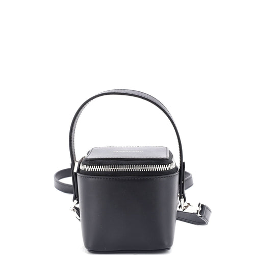 Gancicni Top Handle Vanity Case Leather Micro