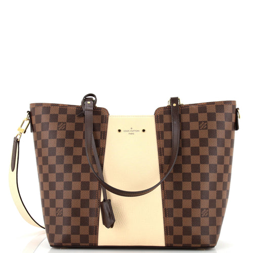 Jersey Handbag Damier with Leather