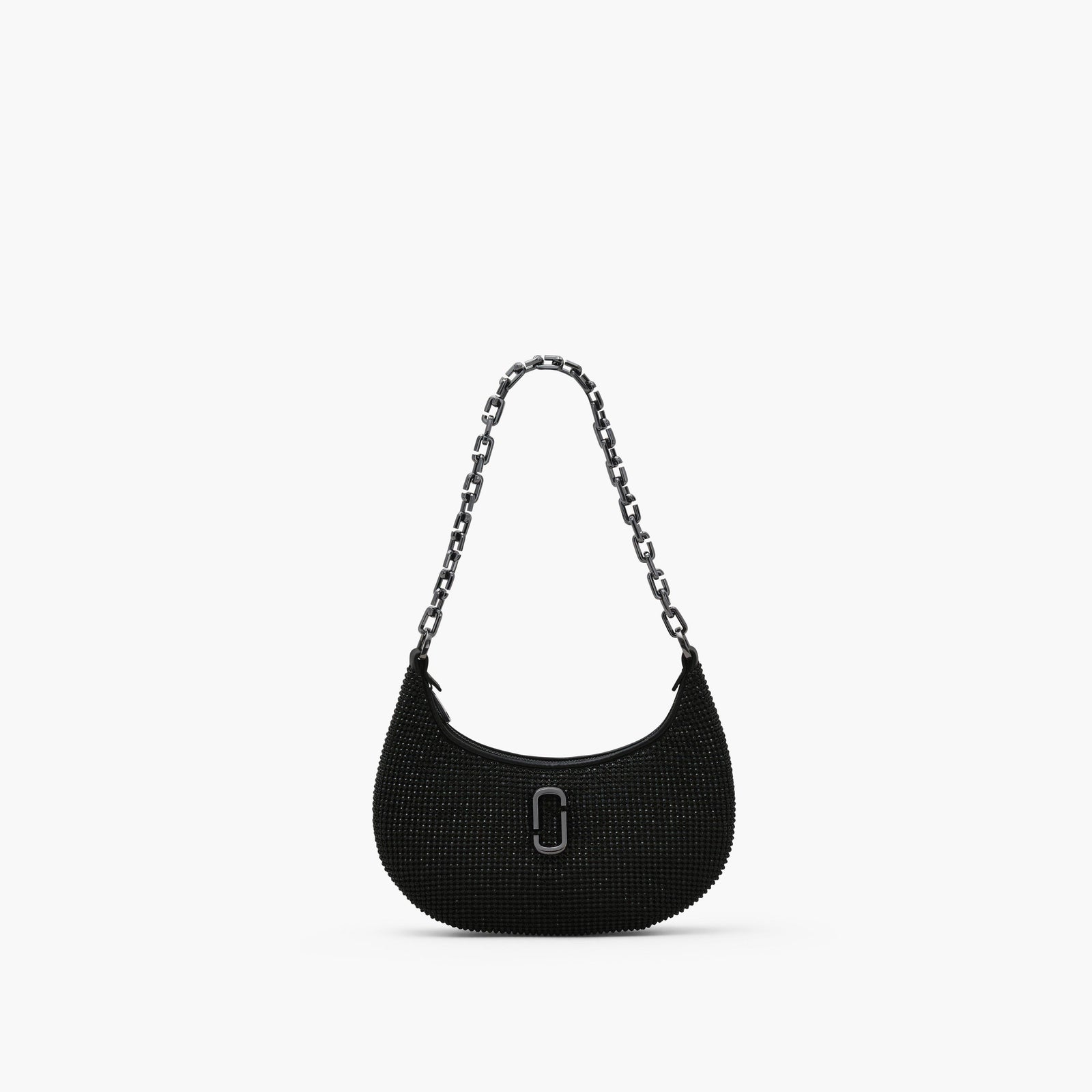 Marc Jacobs The Rhinestone Small Curve Bag in Black