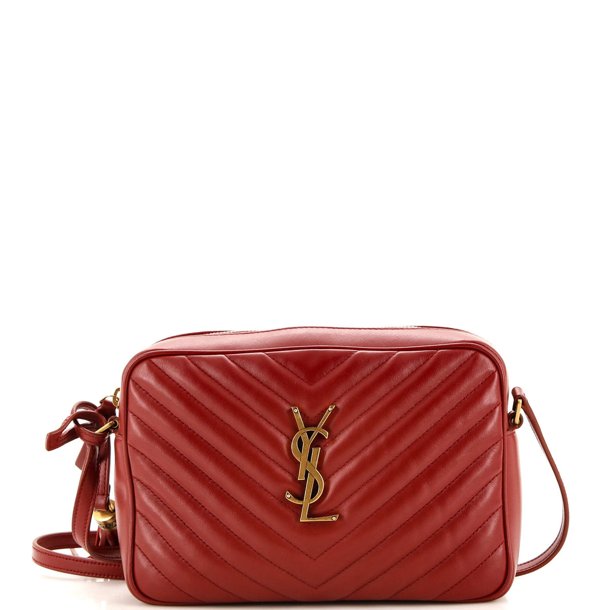 Saint Laurent Lou Camera Bag Matelasse Chevron Leather Small