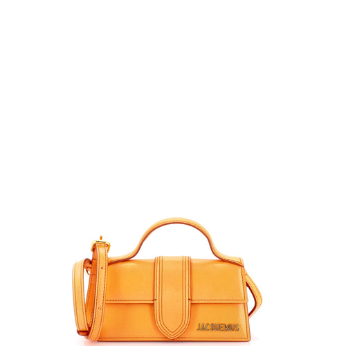 Le Bambino Top Handle Flap Bag Leather