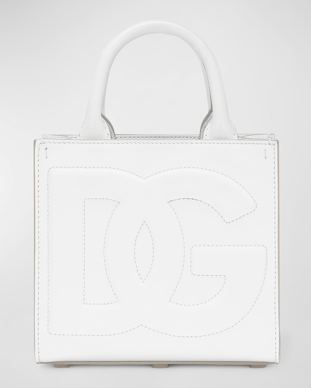 Boss DG Logo Leather Top-Handle Bag